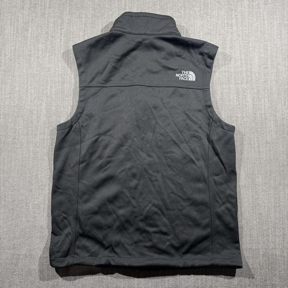 The North Face Vest Mens Small Black WindWall Softshell Full Zip Hiking Outdoor - Picture 4 of 7